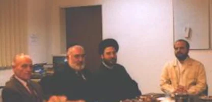 Besuch des Rabbi Dov Levy Barsilay vom Rabbinat Hamburg im Islamischen Zentrum Hamburg